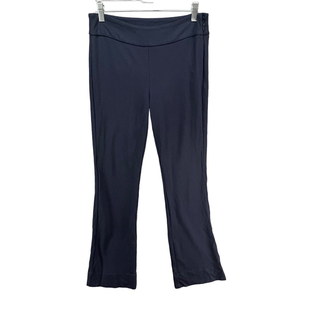 Cabi Pants Womens 6 Navy Blue 9 to 5 Bootcut Trousers‎ Pockets Stretch #5312